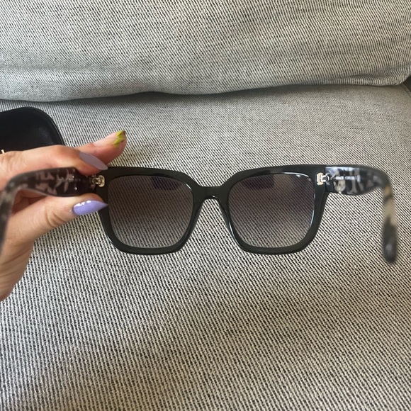 Coach Sunglasses - Black with transparent side and Square Black Frame main image 6